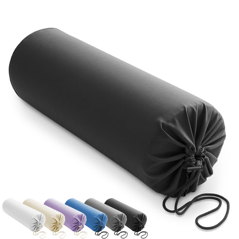 Microfiber Pillow Case Cover for Massage Bolster - 30 x 9-in